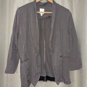 Lauren Conrad Size 4 Blazer Purplish Grey